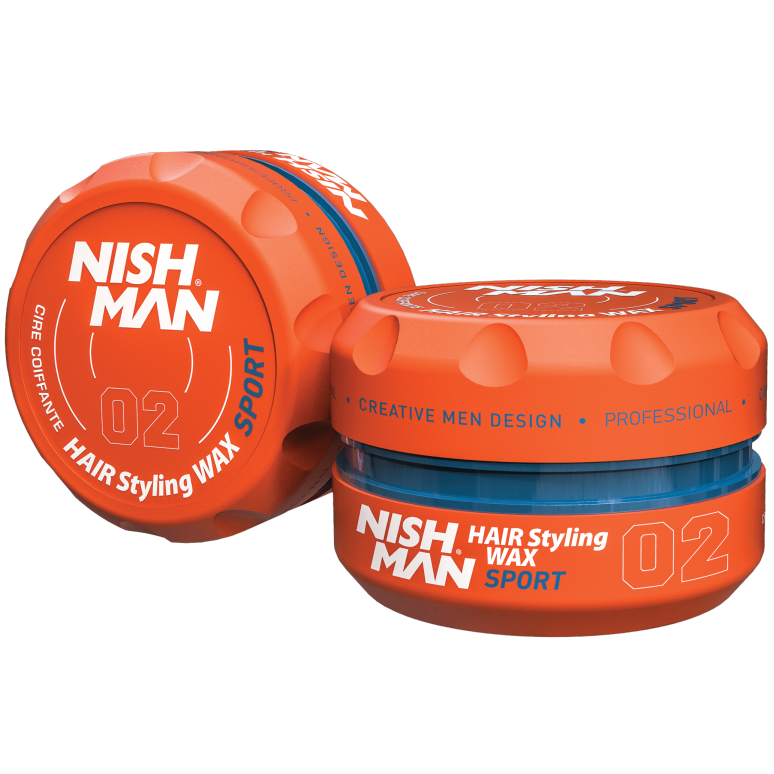 Воск для укладки волос сильной фиксации, Nishman, Hair Styling Wax, 02 Sport, 100 мл, 150 мл, 02100, 02150 – купить в Минске в интернет магазине косметики с доставкой - Azarina.by