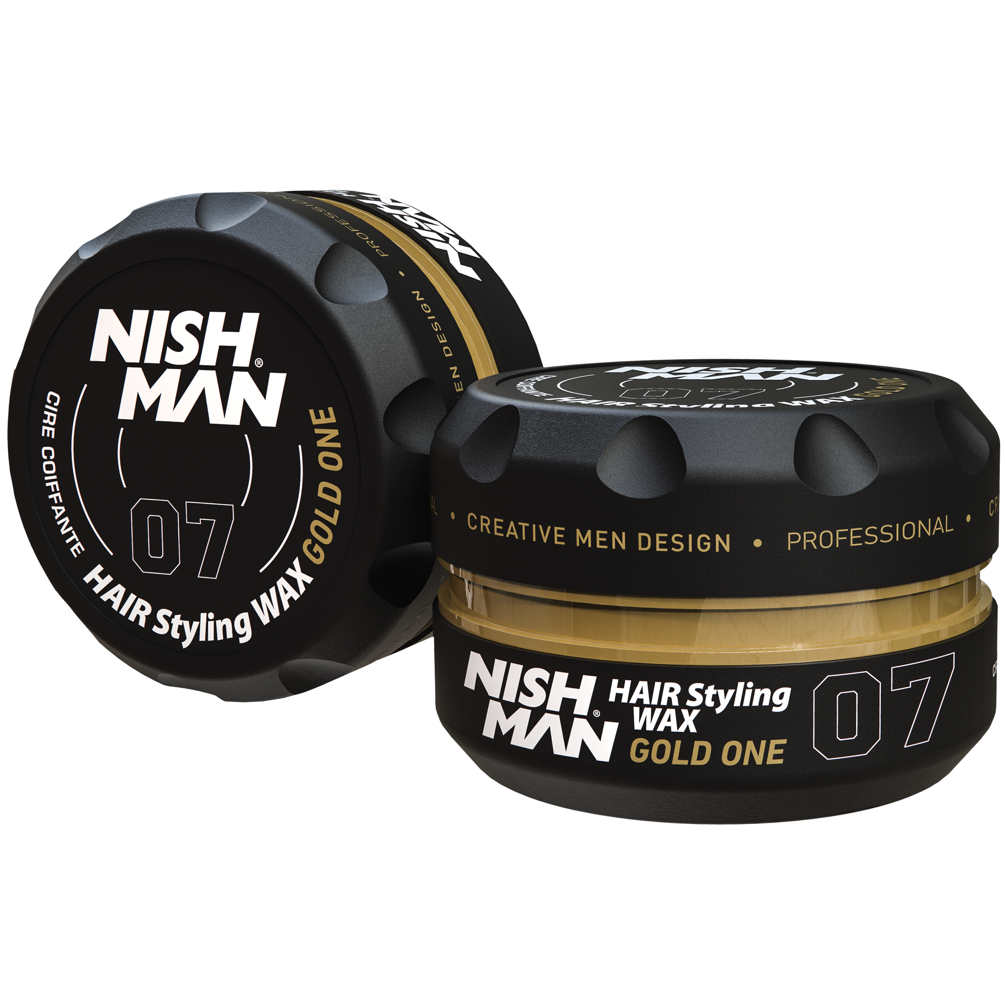 Воск для укладки волос сильной фиксации, Nishman, Hair Styling Wax, 07 Gold One, 30 мл, 100 мл, 150 мл, 0730, 07100, 07150 – купить в Минске в интернет магазине косметики с доставкой - Azarina.by