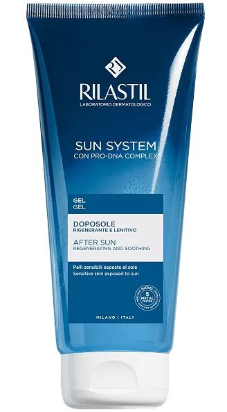 Гель для лица и тела после загара, Rilastil, Sun System, After Sun Gel, 200 мл, 155872 – купить в Минске в интернет магазине косметики с доставкой - Azarina.by