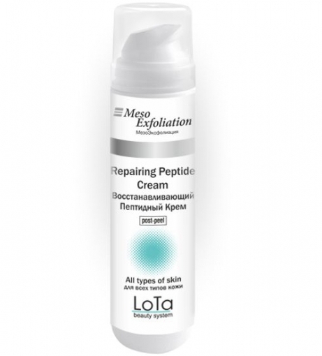 Крем для лица восстанавливающий пептидный, LoTa, MesoExfoliation, Repairing Peptide Cream, 50 мл, Е010 – купить в Минске | Azarina.by