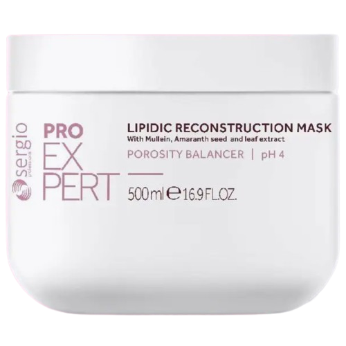 Маска для липидного восстановления волос, Sergio Professional, Pro Expert, Lipidic Reconstruction Mask, 500 мл, 46466 – купить в Минске | Azarina.by