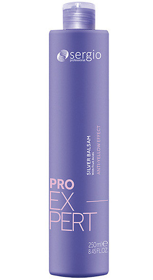 Бальзам для волос с анти-жёлтым эффектом, Sergio Professional, Pro Expert, Silver Balsam, 250 мл, 1000 мл, 39260, 39390 – купить в Минске | Azarina.by