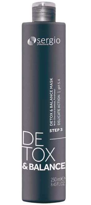 Маска для волос очищающая и восстанавливающая, Sergio Professional, Detox & Balance, Mask, 250 мл, 46497 – купить в Минске | Azarina.by
