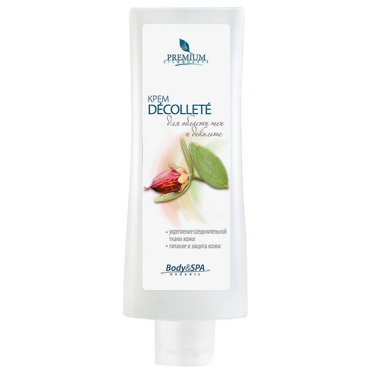 Крем для области шеи и декольте "Decollete", Premium, Silhouette, Body & SPA Organic, 200 мл, ГП080033 – купить в Минске | Azarina.by