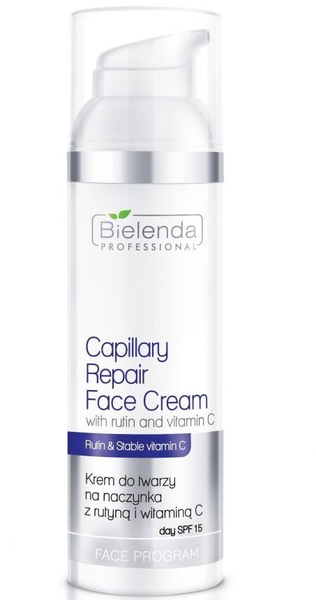 Крем для лица укрепляющий капилляры, Bielenda Professional, Capillary Repair, SupremeLab, Strengthening Capillary Skin Face Cream, SPF 15, 50 мл, 100 мл, 27674, 5577 – купить в Минске | Azarina.by