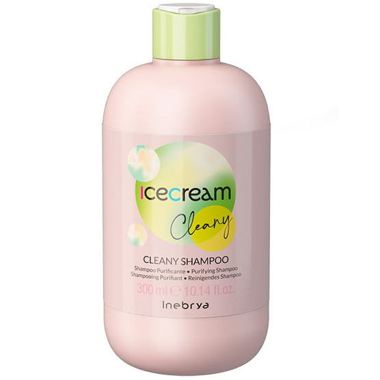 Шампунь для чувствительной и жирной кожи головы, Inebrya, Ice Cream, Cleany Shampoo, 300 мл, 1026387 – купить в Минске в интернет магазине косметики с доставкой - Azarina.by– купить в Минске в интернет магазине косметики с доставкой - Azarina.by