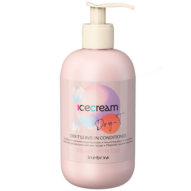 Кондиционер для волос несмываемый, Inebrya, Ice Cream, Dry-T, Leave-in Conditioner, 300 мл, 1026325 – купить в Минске в интернет магазине косметики с доставкой - Azarina.by