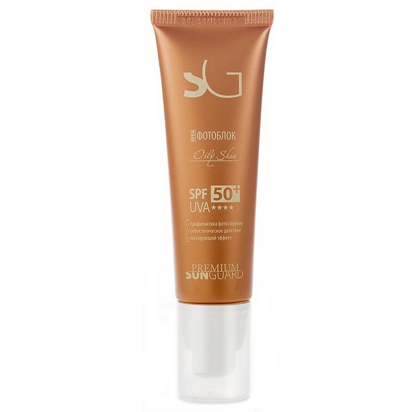 Крем для жирной кожи лица «Фотоблок Оily Skin SPF 50+», Premium ,Sunguard, 50 мл, ГП110016 – купить в Минске | Azarina.by