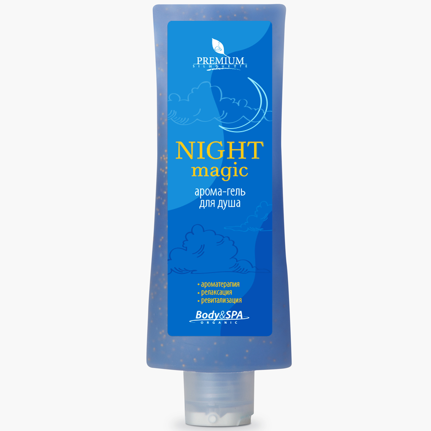 Арома-гель для душа "Night Magic", Premium, Silhouette, Body & SPA Organic, 200 мл, ГП080053 – купить в Минске | Azarina.by