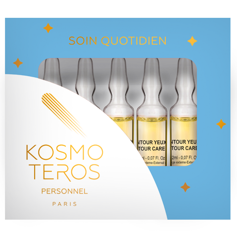 Сыворотка для век омолаживающая с лифтинг-эффектом, Kosmoteros, Sérum Anti‐Âge Liftant Contour des Yeux, 5*2 мл, 5104 – купить в Минске в интернет магазине косметики с доставкой - Azarina.by