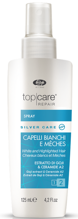 Кондиционер-спрей для осветленных и седых волос, LISAP, Silver Care, Spray, 125 мл, 170044 – купить в Минске в интернет магазине косметики с доставкой - Azarina.by