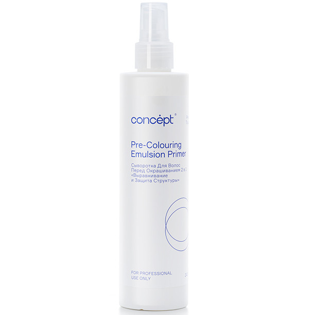 Сыворотка для волос защитная перед окрашиванием, Concept, For Professional Use Only, Pre-colouring Emulsion Primer, 240 мл, 94156 – купить в Минске в интернет магазине косметики с доставкой - Azarina.by
