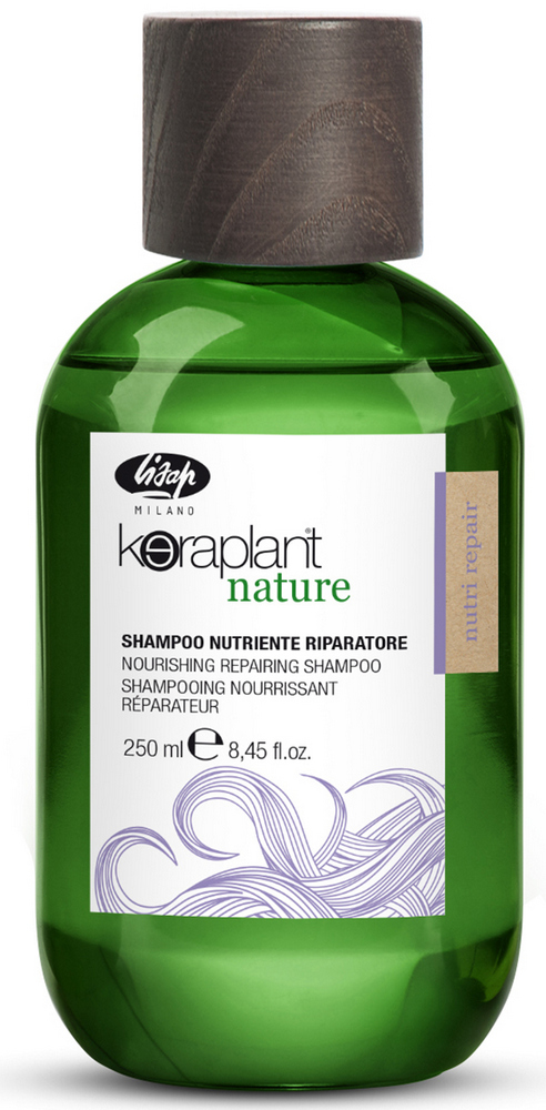 Шампунь для глубокого питания и увлажнения волос, Lisap, Keraplant Nature, Nourishing Repair Shampoo, 250 мл, 1000 мл, 110055, 110056 – купить в Минске в интернет магазине косметики с доставкой - Azarina.by