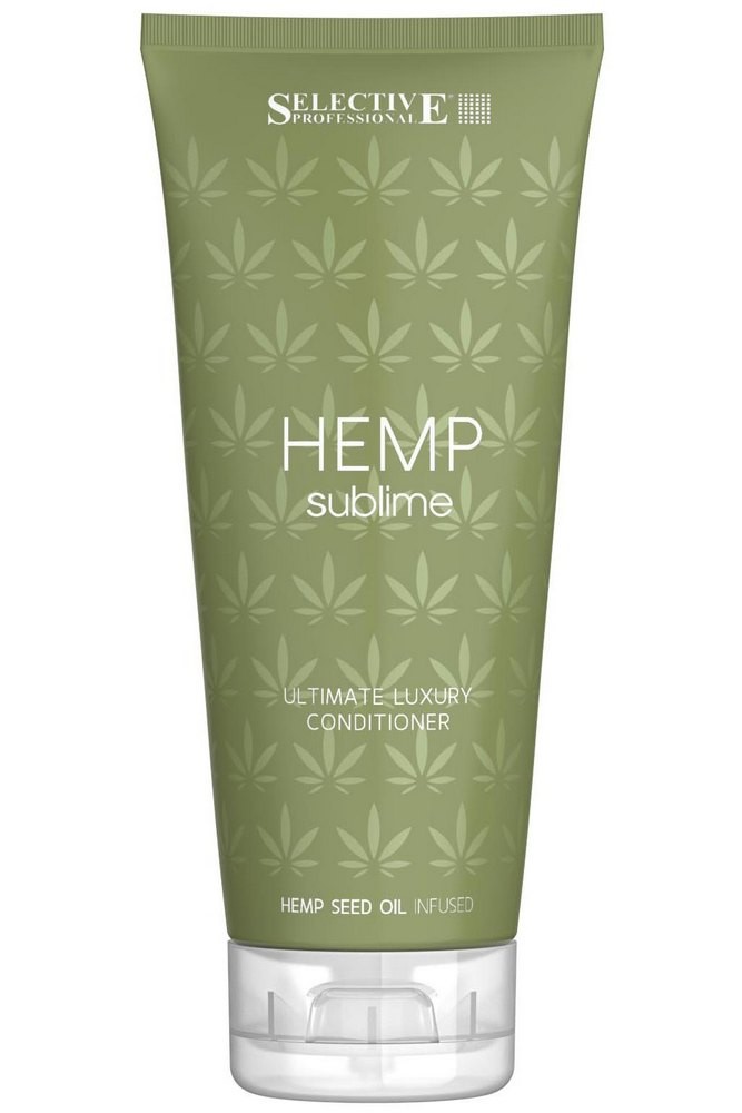 Кондиционер для волос увлажняющий с маслом конопли, Selective, Hemp Sublime, Ultimate Luxury Conditioner, 200 мл, 1000 мл, 73731, 73735 – купить в Минске в интернет магазине косметики с доставкой - Azarina.by